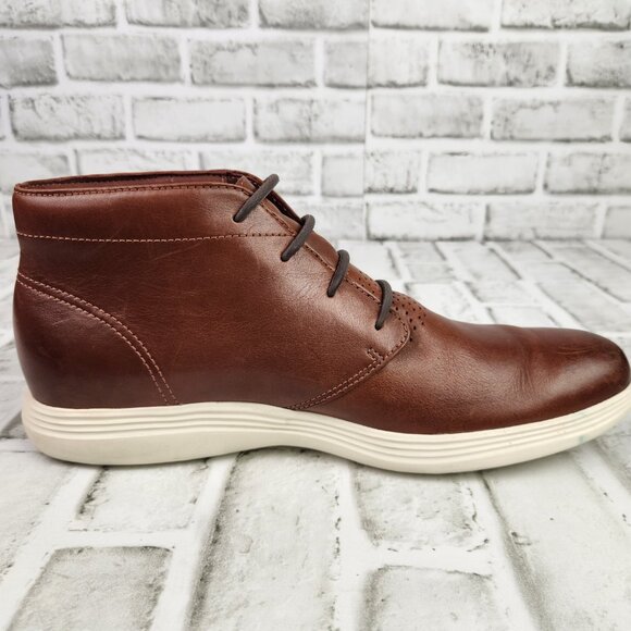 Cole Haan Grand Tour Men's Size 11 M Brown Leather Casual Comfort Chukka Boots - Picture 6 of 11